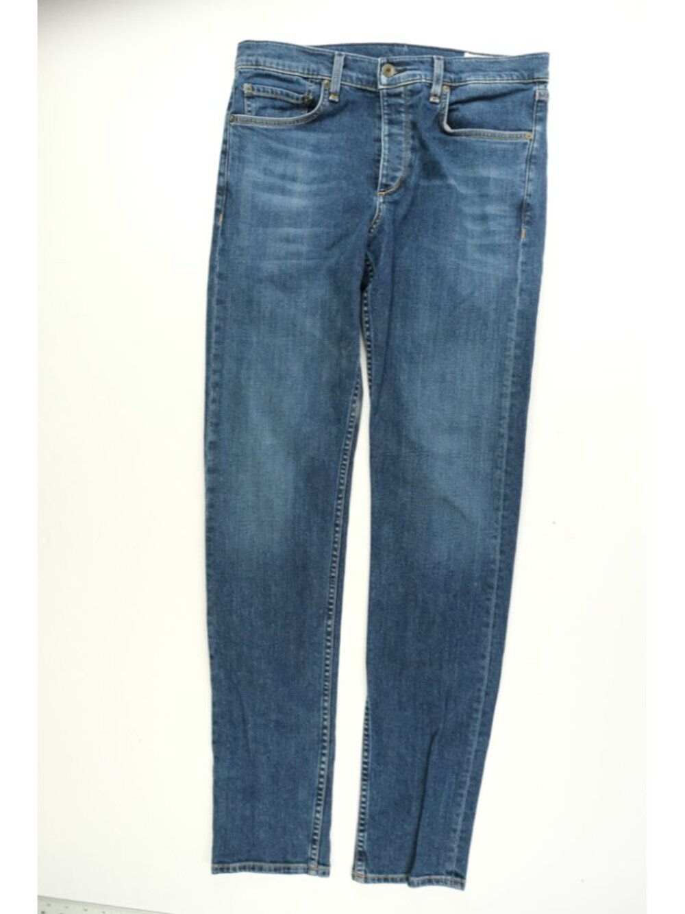 Rag & Bone Mid Wash Blue Mens Size 31 Fit 2 Skinny Leg Leg Casual Denim Jeans - Picture 1 of 8